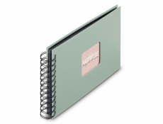 Hama  Fine Art  Spiral Salbei 24x17 50 schwarze Seiten    9869