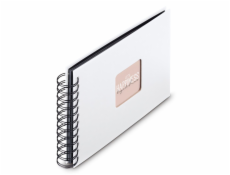 Hama  Fine Art  Spiral weiß 24x17 50 schwarze Seiten    9845