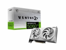 MSI VGA NVIDIA GeForce RTX 5060 Ti 16G VENTUS 2X OC WHITE PLUS, RTX 5060 Ti, 16GB GDDR7, 3xDP, 1xHDMI