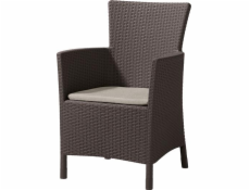 Zahradní křeslo Keter Iowa hnědé, poškozený obal