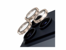 PanzerGlass Hoops - Chránic na objektiv pro mobilní telefon - glitter gold - pro Apple iPhone 17 Pro, 17 Pro Max