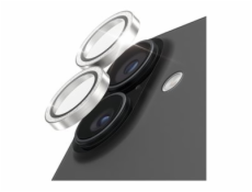 PanzerGlass Hoops - Chránic na objektiv pro mobilní telefon - lesklá stríbrná - pro Apple iPhone 16, 16 Plus, 17