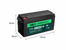 Green Cell AGM VRLA baterie 12V 250Ah IP54