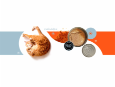 3COTY Turkey, chicken and krill Senior - mokré krmivo pro kočky - 180g