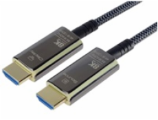 PREMIUMCORD Ultra High Speed HDMI 2.1 optický fiber kabel 8K@60Hz, zlacené 50m PREMIUMCORD Ultra High Speed HDMI 2.1 optický fiber kabel 8K@60Hz, zlacené 50m