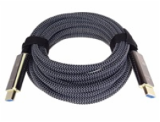 PREMIUMCORD Ultra High Speed HDMI 2.1 optický fiber kabel 8K@60Hz, zlacené 7m