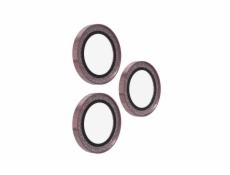 ZAGG Ochranná čočka pro Apple iPhone 17 Pro/Pro Max/16 Pro/Pro Max/15 Pro/Pro Max - růžová třpytka