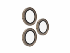 ZAGG Ochranná čočka pro Apple iPhone 17 Pro/Pro Max/16 Pro/Pro Max/15 Pro/Pro Max - zlatá třpytka