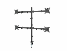 Gembird MA-D4-01 Nastavitelné rameno pro 4 monitory (otočení, naklápění, otáčení), 13”–32”, až 10 kg na monitor