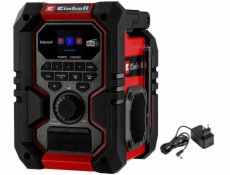 Einhell TE-CR 18 Li DAB+/FM/BT - Solo (červeno-černý, Bluetooth, AUX, USB, bez baterie a nabíječky)