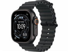 Apple Hodinky Ultra 3 GPS + Cellular, 49mm černé titanové pouzdro, černý oceánský řemínek