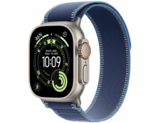 Apple Hodinky Ultra 3 GPS + Cellular, 49mm pouzdro z přírodního titanu, modrý/elektromodrý řemínek Trail – velikost S/M