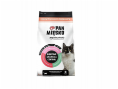PAN MIĘSKO Digestive & Hairball Control Turkey - suché krmivo pro kočky - 3kg