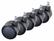 AROZZI Wheel Pack PU XL/ univerzální sada náhradních koleček pro herní židle