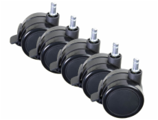 AROZZI Wheel Pack PU Lockable XL/ univerzální sada zamykatelných náhradních koleček pro herní židle