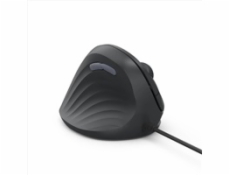 Hama vertikální ergonomická kabelová myš ECM-500L, pro leváky, černá