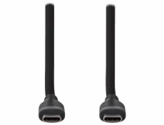 NEDIS kabel USB 2.0/ USB-C zástrčka - USB-C zástrčka/ 60 W/ černý/ box/ 1,5m