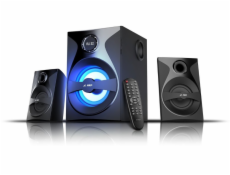 FENDA F&D repro F380X/ 2.1/ 54W/ černé/ BT4.0/ NFC/ FM rádio/ USB/SD přehrávání/ dálkové ovládání