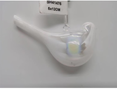 Vánoční hračka na stromeček Christmas Touch 12 cm, sklo