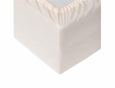 Prostěradlo Okko, pískové, 200 x 200 cm, s gumičkou