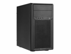 SilverStone FARA 313, kompaktní Micro-ATX skříň, 2x USB 3.0, GPU až 354mm, ocel, černá