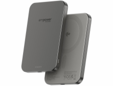 PanzerGlass empower bezdrátová Qi2 powerbanka 5000 mAh, MagSafe, grey