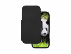 dbramante1928 Lynge - Pouzdro s klopou pro mobilní telefon - kompatibilita s MagSafe - kuže full-grain - cerná