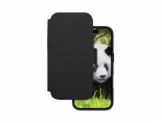 dbramante1928 Lynge - Pouzdro s klopou pro mobilní telefon - kompatibilita s MagSafe - kuže full-grain - cerná