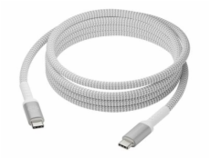dbramante1928 re-charge - USB kabel - 24 pin USB-C (M) do 24 pin USB-C (M) - USB 2.0 - 2.5 m - USB napájení (100W), pletený kabel, 100% recycled plastic