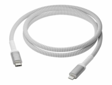 dbramante1928 re-charge - Kabel Lightning - 24 pin USB-C s piny (male) do Lightning s piny (male) - 1.2 m - pletený kabel, 100% recycled plastic