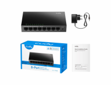 Switch CUDY GS108E 8portový spravovatelný