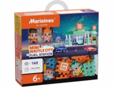 Marioinex Mini vaflové kostky - Čerpací stanice 148 dílků