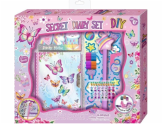 Pulio Pecoware diář na zip s příslušenstvím - motýli