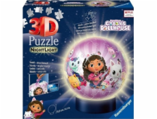 Ravensburger Polska 3D puzzle Svítící koule Gabiin kočičí domeček
