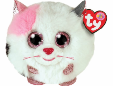 Meteor Plyšová hračka TY Beanie Balls - Bílá kočka