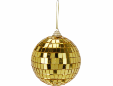Vánoční hračka na stromeček, zlatá, 8 cm