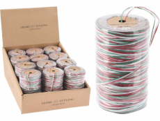 Lano, bílé/červené/zelené