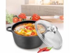 Maestro MR-4628C Hrnec s poklicí 28 cm 5,8 l Černý