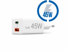 HAMA Rýchlonabíjačka, USB-C/A PD/QC 45W