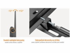 Sklopný televizní držák Fiber Mounts RICO-2 na televize i monitory 30  - 65 