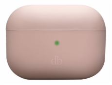 dbramante1928 Costa Rica - Pouzdro pro bezdrátová sluchátka - silikon, recyklovaný plast - ružová pink sand - pro Apple AirPods Pro (2. generace)