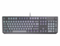 Endorfy mechanická klávesnice Thock V2 / drátová / ARGB /  red sw. / USB / num. kl. / US layout