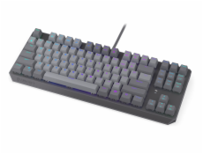 Endorfy mechanická klávesnice Thock V2 TKL / drátová / ARGB /  red sw. / USB / US layout