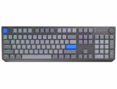 Endorfy mechanická klávesnice Thock V2 / bezdrátová / ARGB /  yellow sw. / USB / num. kl. / US layout