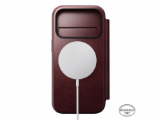 NOMAD pouzdro Modern Leather Folio Magsafe Horween pro iPhone 17 Pro - Burgundy Chromexcel