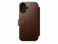 NOMAD pouzdro Modern Leather Folio Magsafe pro iPhone 17 - Brown