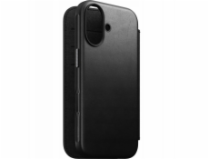 NOMAD pouzdro Modern Leather Folio Magsafe pro iPhone 17 - Black