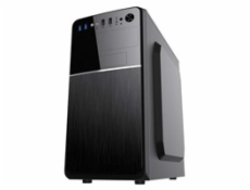 VeinX case Chant CH25M Micro Tower, bez zdroje, 1x USB-C, 2x USB3.0, 1x USB2.0, černá