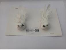 Dekorace, Vánoční ptáček, 9 cm