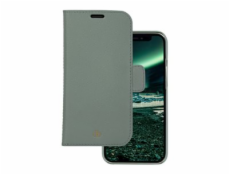 dbramante1928 New York - Pouzdro s klopou pro mobilní telefon - detachable magnetic back-cover - kuže Saffiano - green bay - pro Apple iPhone 13 Pro